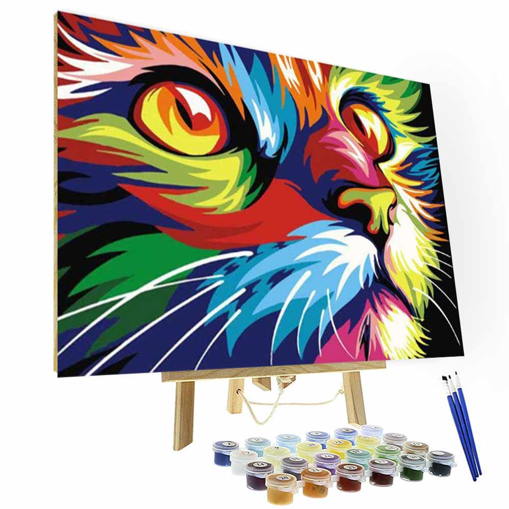 Paint by Numbers Kit - Colorful Lion