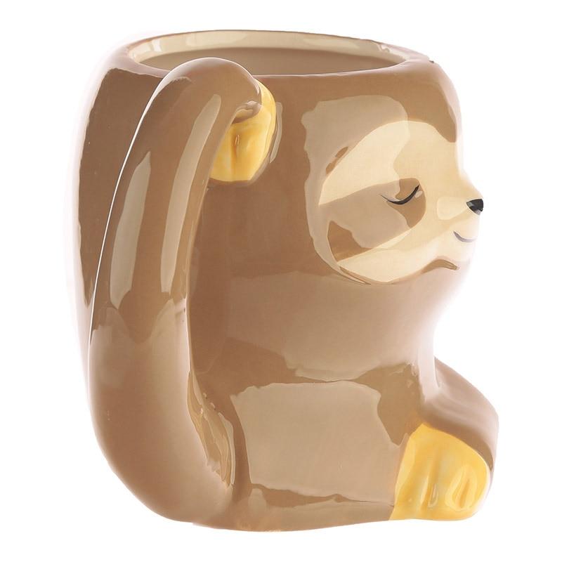 3D Sloth Shaped Mugs﻿