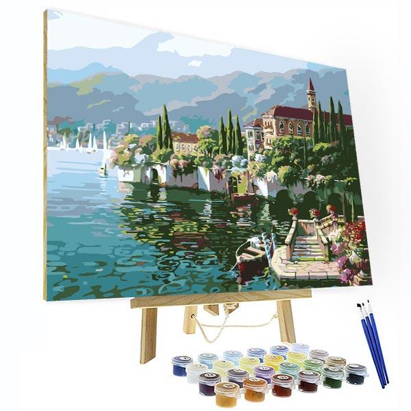 Paint by Numbers Kit -  Lakeside Garden Deco26