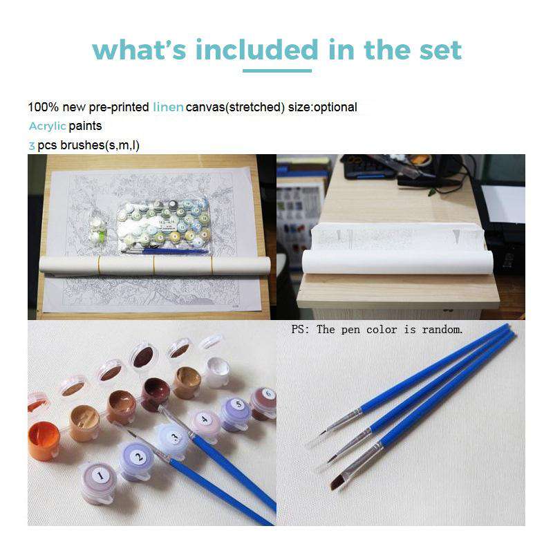 Paint by Numbers Kit for Kids- little fox