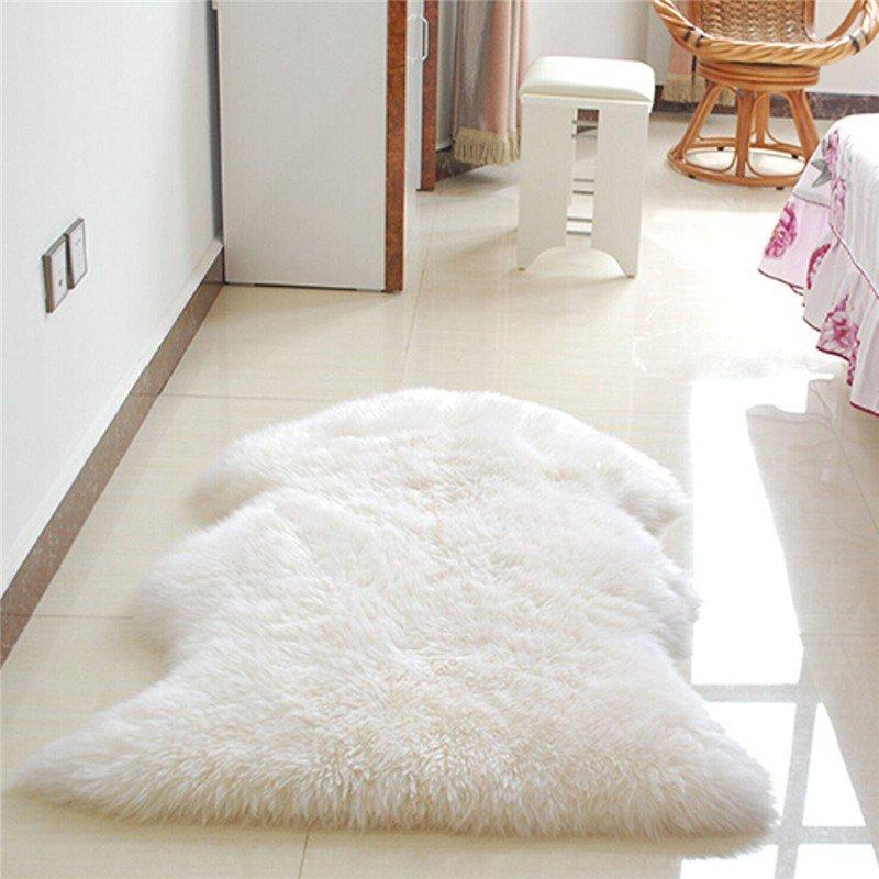 Soft Shaggy Living Room Floor Carpet Fluffy Chair Cover Mat Sofa Cushion