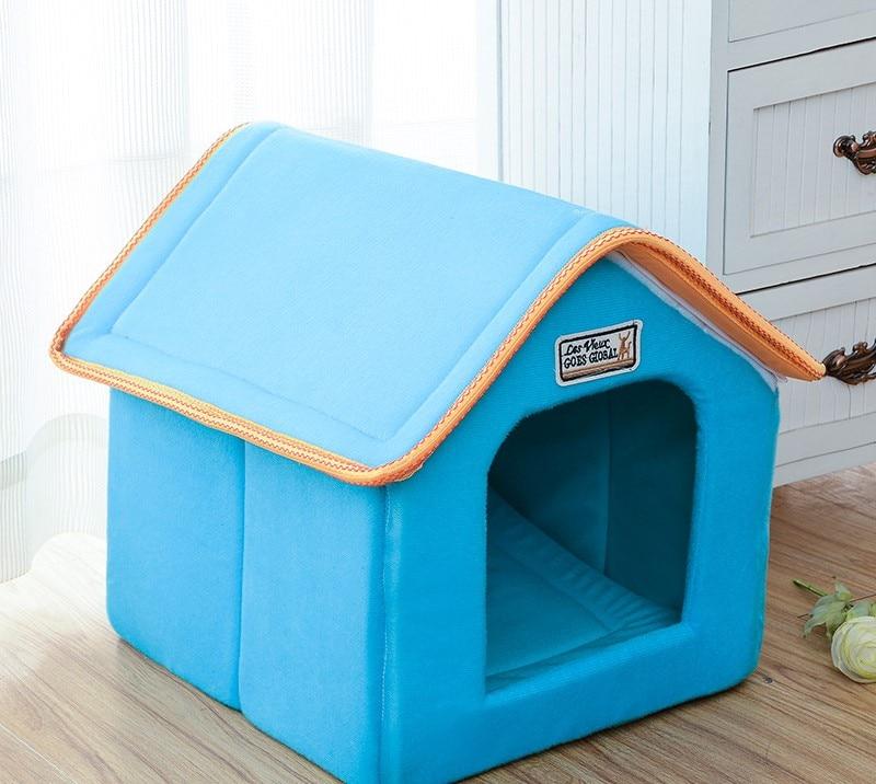 Foldable Bed With Mat Pet House