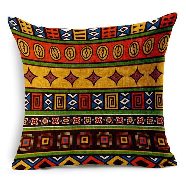 Color Patterned Cushion Cover B