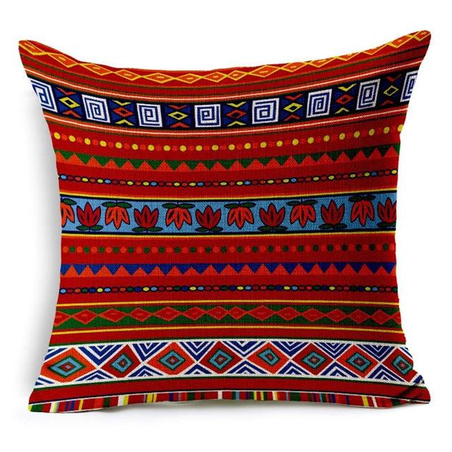 Color Patterned Cushion Cover B