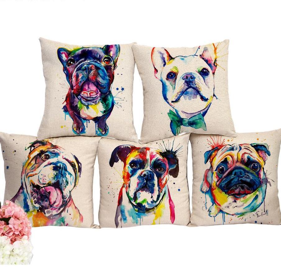 Dog Family Cushion Cover F